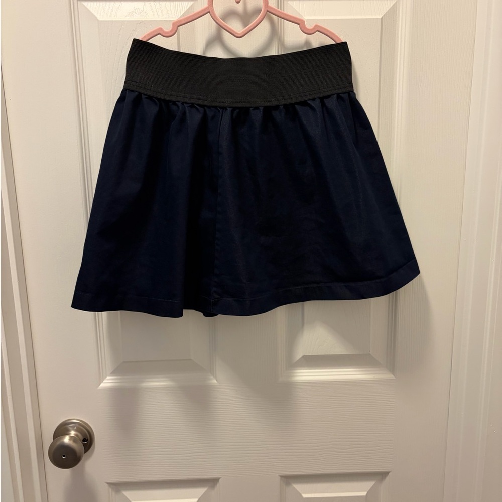 Miley Cyrus & Max Azria Navy Skater Skirt